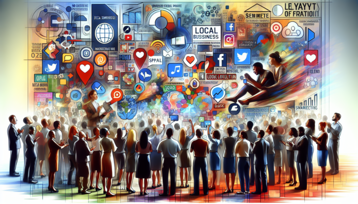 A local business engaging a diverse community on social media platforms with compelling content.