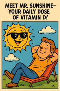 Vitamin D from sunshine