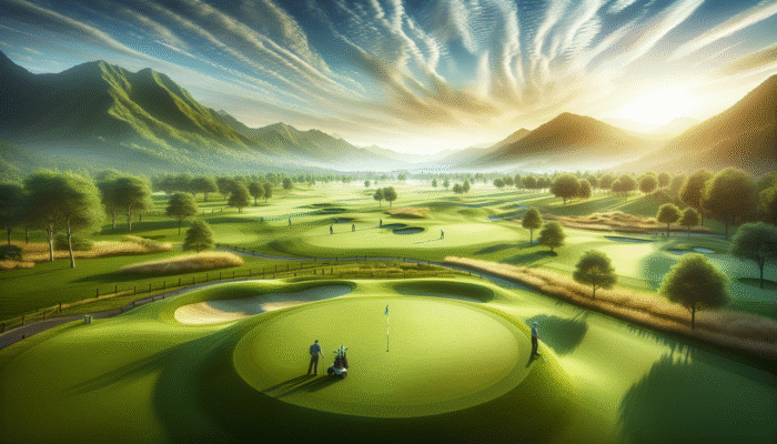 Lush green golf course at Knysna Golf Club with well-maintained fairways and smooth, fast greens.