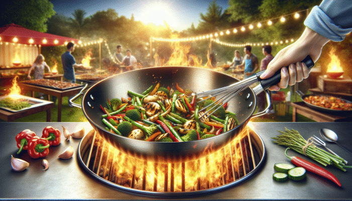 Grill Wok: A Tasty Guide to Stir-Frying Vegetables