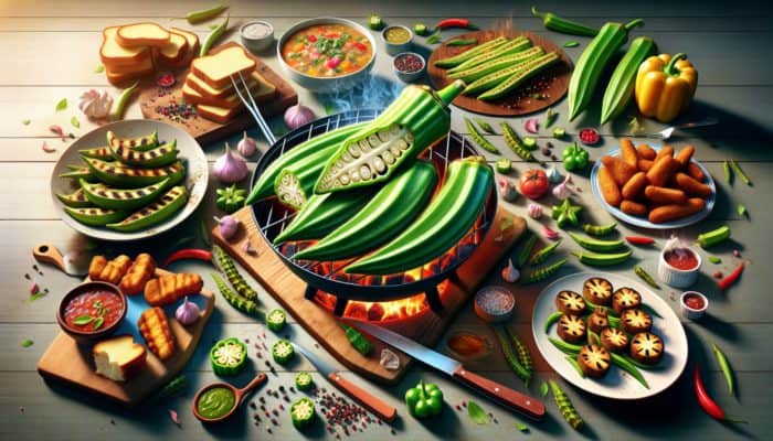 Grilled Okra with Smoked Paprika: A Delicious Delight