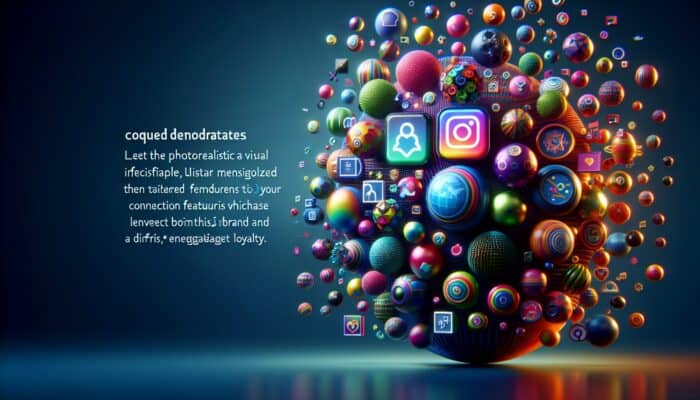 A vibrant Snapchat interface showcasing customised filters for various demographics, enhancing brand engagement and loyalty.