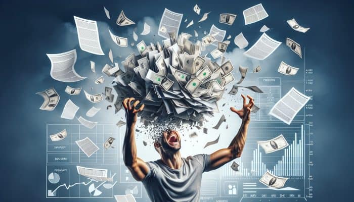 Debt Consolidation Myths From Social Media: UK Edition | DCL Person shredding high-interest debt statements, consolidating into one lower-interest loan, symbolizing financial freedom.