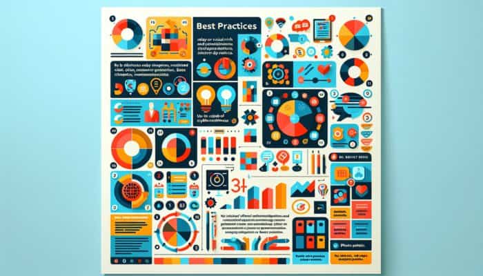 Infographic with vibrant colours and flat design, showing accurate data from credible sources for maximum shareability.