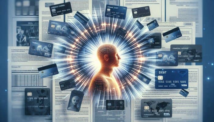 Can Debt Consolidation Fix a Bad Credit History: UK Guide | DCL Can Debt Consolidation Fix a Bad Credit History: A person consolidating various debts into a single glowing loan document, symbolising financial relief.