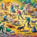 Dogs in Community Cleanups: A Worldwide Effort