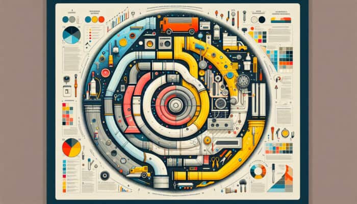 Infographic on duct cleaning services in New Westminster, showing clean vs. dirty ducts, tools, and service area map.