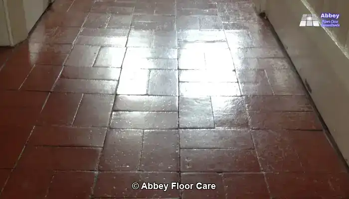 Deep Cleaning Quarry Tiles for Decades of Grime Removal