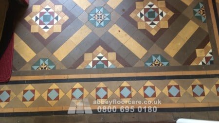 Victorian Tiles Restoration for Reviving Worn Minton Floors