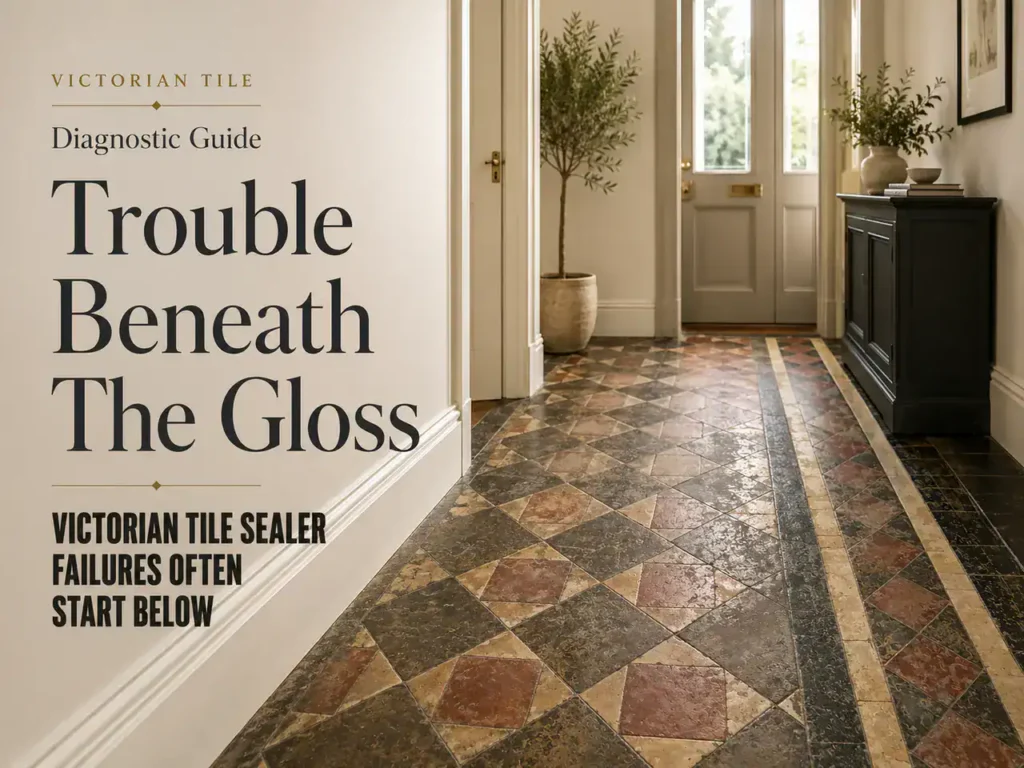 Victorian Tile Sealer Problems Often Start Below the Surface