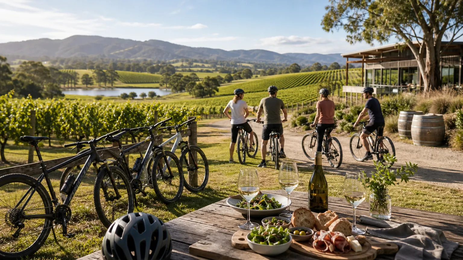 Yarra Valley Guided Bike Tour: visual reference for 5. Yarra Valley Guided Bike Tour: Active Experiences with Lunch and Adjustable Winery Stops