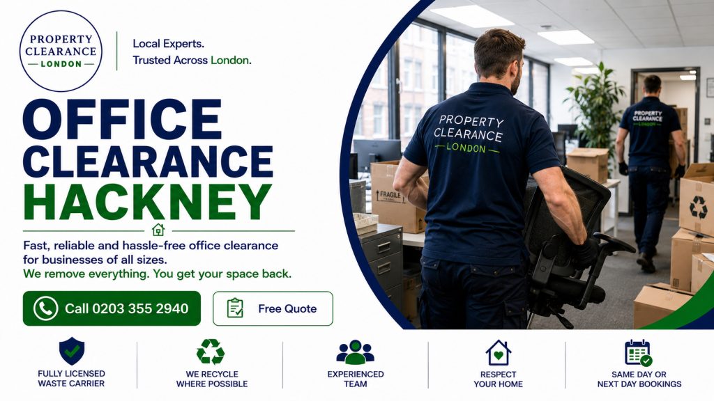 Office Clearance Services in Hackney: Efficient and Trustworthy