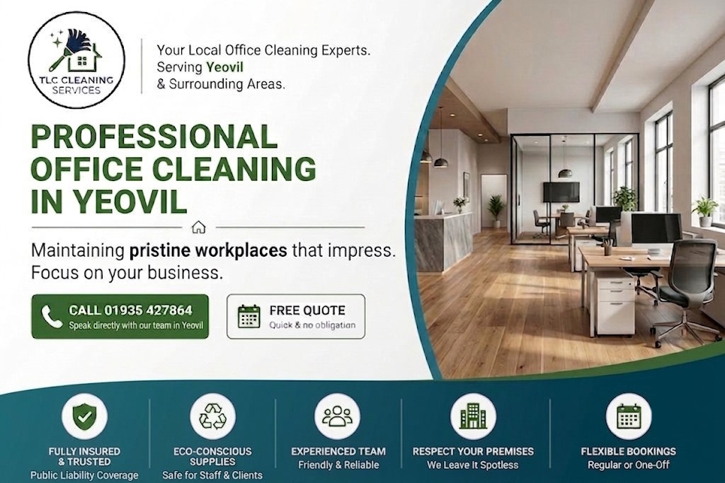 Yeovil Office Cleaning Services: Guaranteed Quality You Can Trust